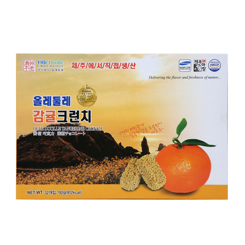 제주하우스 감귤크런치 6gX32ea