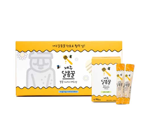 면세 [제주하우스마켓]  100%제주산 달콤꿀 사양벌꿀 10g*30개