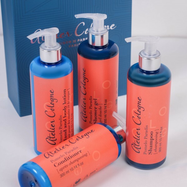 아뜰리에 코롱 헤어 어메니티 SHOWER GEL & BODY LOTION 프리미엄  2종세트(300ml)