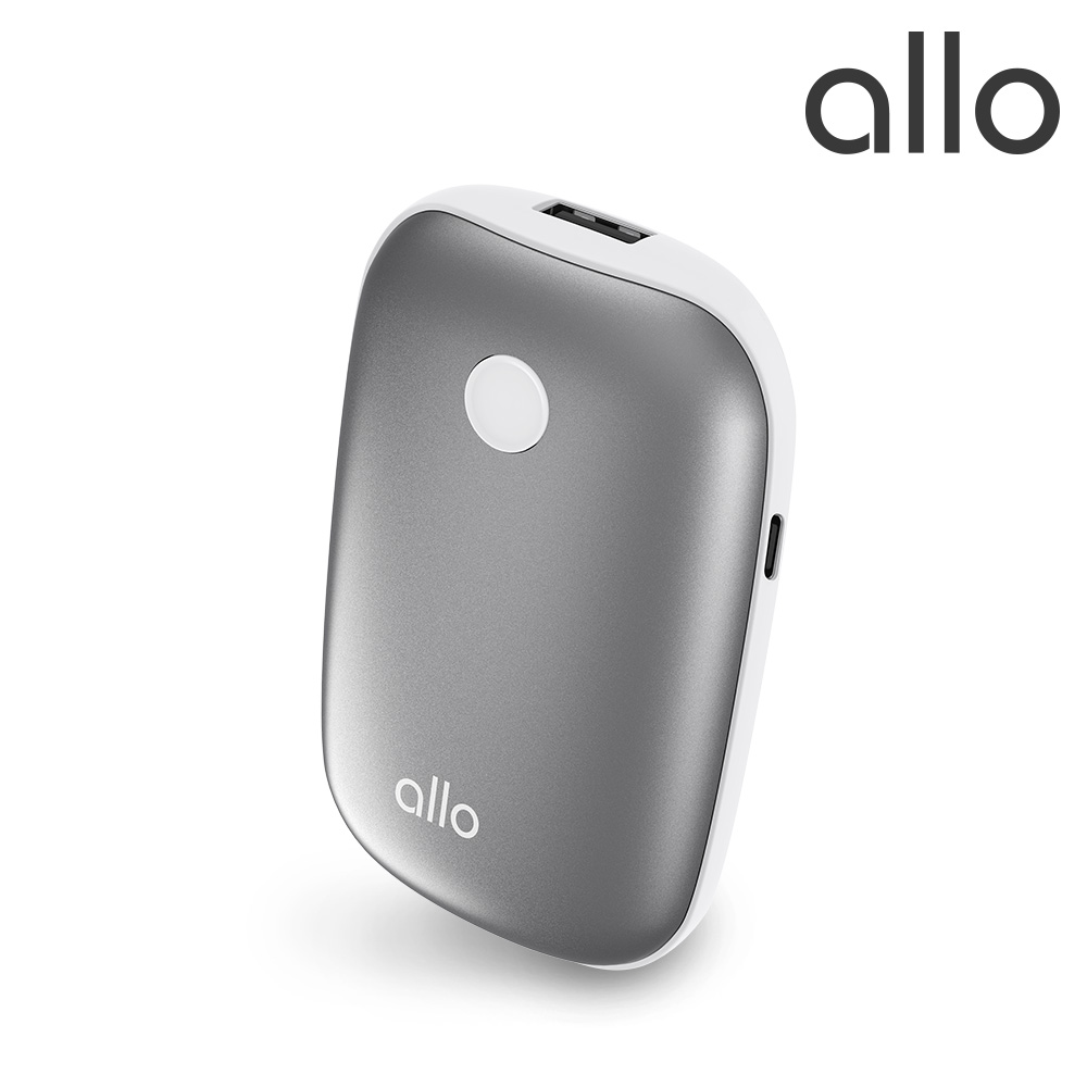 [알로코리아] 양면형 손난로 겸용 보조배터리 alloWM502 [5000mAh] 그레이