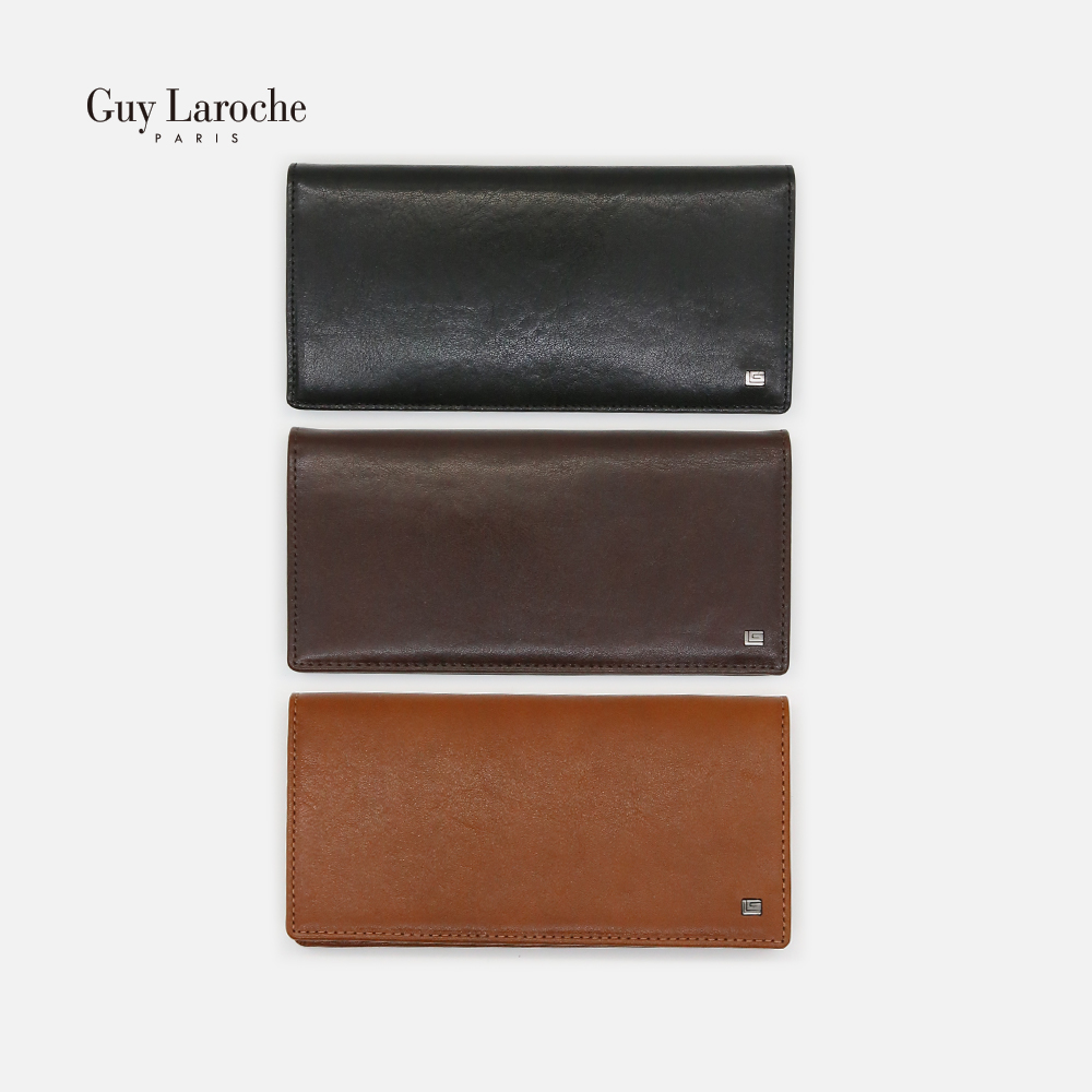 [Guy Laroche] 베지터블 다코타 장지갑 310-036-53 (색상: 다크브라운,브라운)