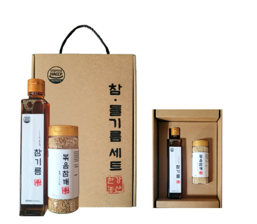 [한강농산] 참기름 2종세트 (볶음참깨)