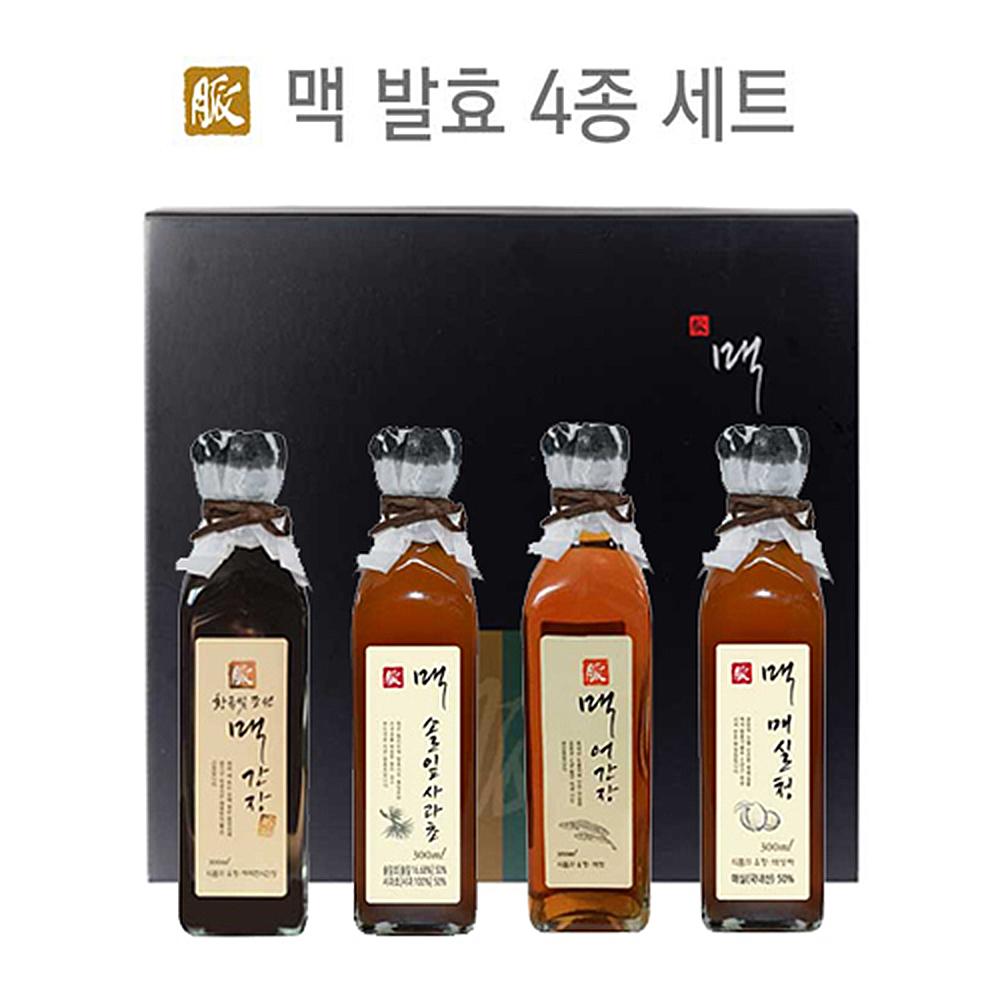 (백화점판매상품) [맥꾸룸] 맥 명인발효4종세트