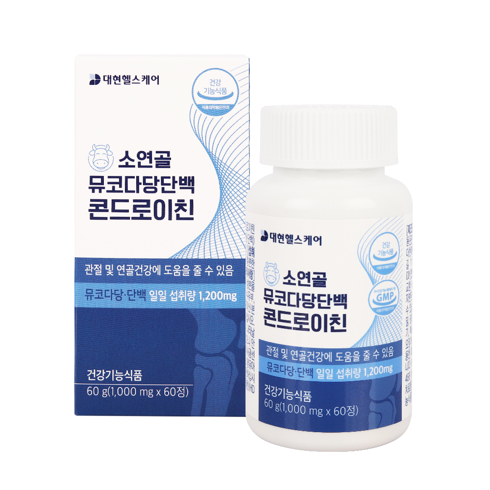 대현헬스케어 소연골 뮤코다당단백 콘드로이친  1,000mg x 60정