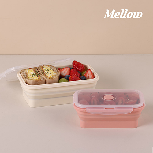 멜로우 실리콘 접이식 
밀폐용기 2종세트