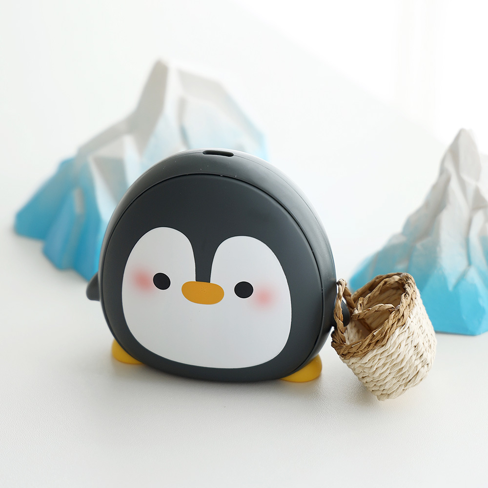 [알로코리아] 양면형 펭귄 손난로 보조배터리 손난로 WM504 [5000mAh]