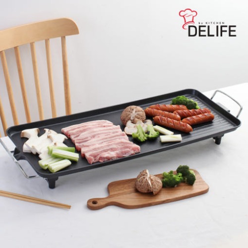 [디라이프] 75cm 메가 와이드 전기그릴 (손잡이포함) JP-2005-1