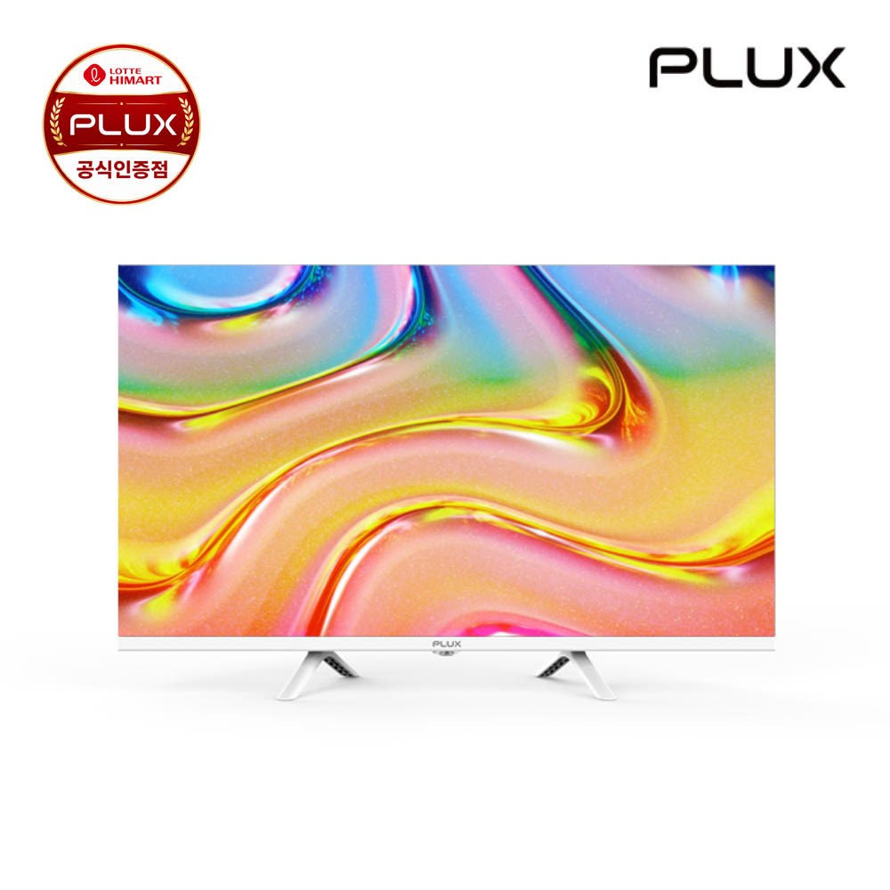 PLUX 32인치화이트TV · 스마트TV · FHD · QLED  PLX-TV32QLWH