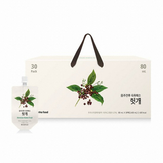 [천호엔케어] 음주전후 숙취해소 헛개 80ml*30팩