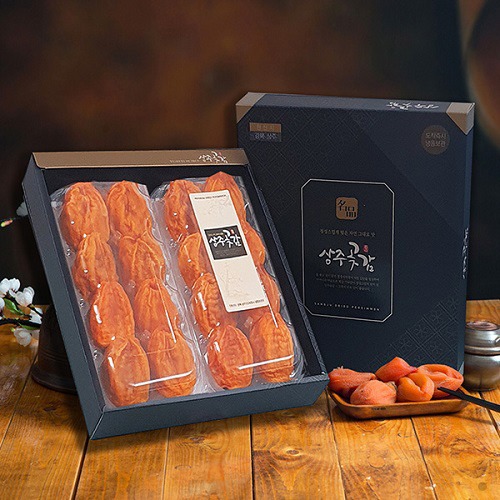 면세 [명절기간 한정][상주곶감] 상주 수라곶감  선물세트 반건시 1호 / 중과 20과 1.0kg내외. 보자기동봉