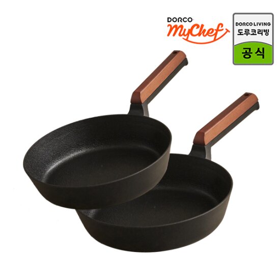[도루코] 도루코 마이셰프 헤이즐 IH 프라이팬 2종 세트 (24cm,28cm)