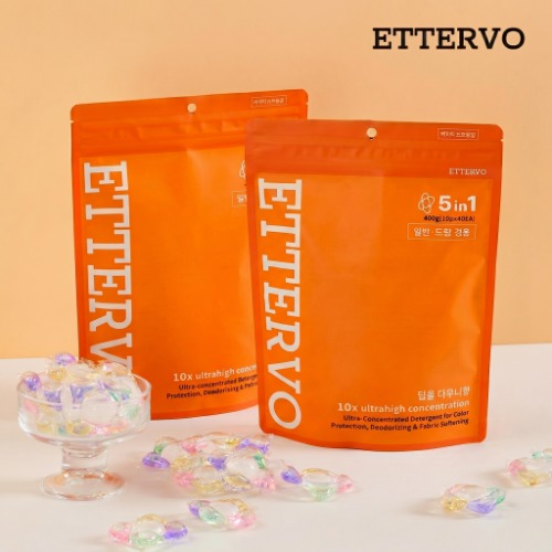 ETTERVO 에떼르보 딥올 다우니향 캡슐세제 5in1 40개입