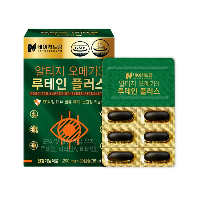 네이처드림 알티지 오메가3 루테인 플러스 1200mg x 30캡슐
