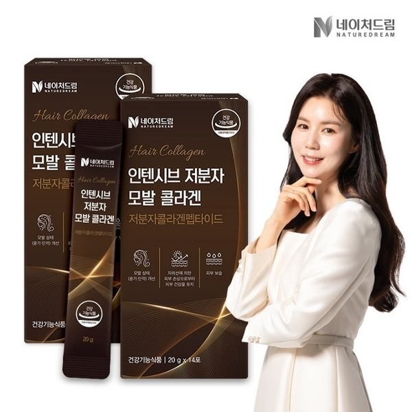 네이처드림 인텐시브 저분자 모발 콜라겐 20g x 14포